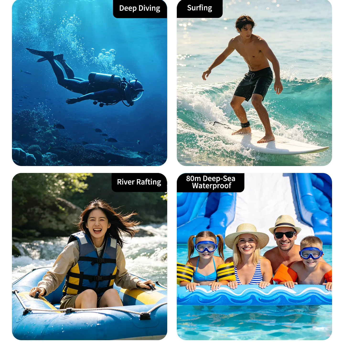Multi-Erweiterungs-Aluminium-Tauchgehäuse für Insta360 Go Ultra Action-Kamera Magnetischer Schnellverschluss für Unterwasser-Fotografie – Detail 5