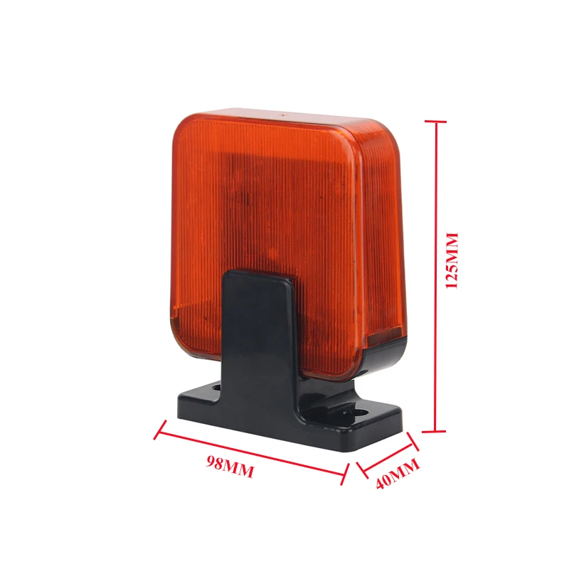 Universal 12V 24V 36V 110V 220V 256V  Outdoor LED Signal Alarm Light Strobe Flashing Light Wall Mount Emergency Warning Lamp