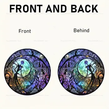 Noční můra před Vánoci Jack Skellington Sun Catcher 2D plochá akrylová závěsná cedule pro domácí zahradu nástěnná dekorace dětský dárek 8 nejlepší prodej noční můra před Vánoci vánoční dekorace - №3