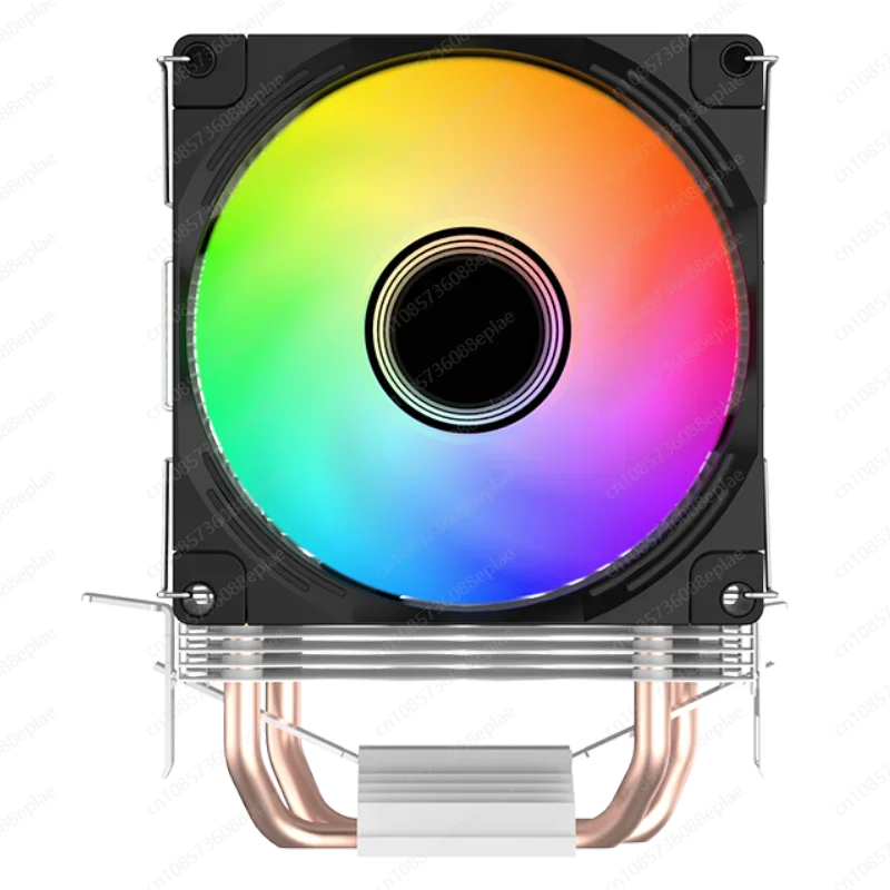 

2 Heat Pipe RGB CPU Cooler 4 Pin PWM Computer Super Quiet CPU Cooling Fan Intel LGA 1700 2011 1155 1200 Radiator