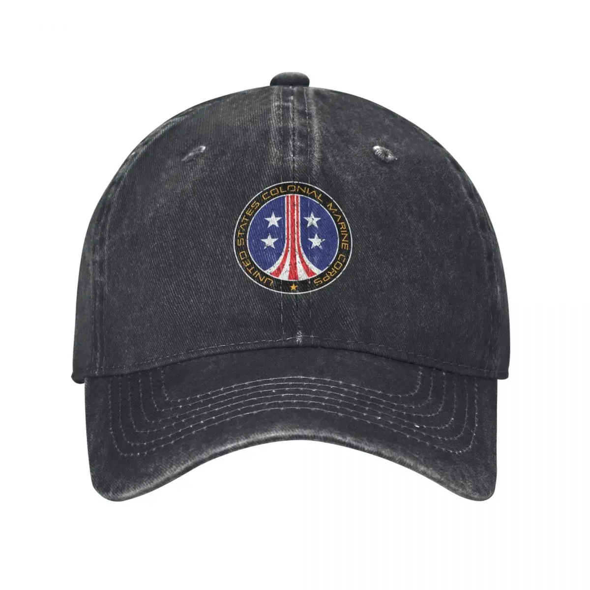 

USCM Distressed Symbol - Aliens Movie Retro Design Baseball Cap Unique hats sun caps Caps Male Women's
