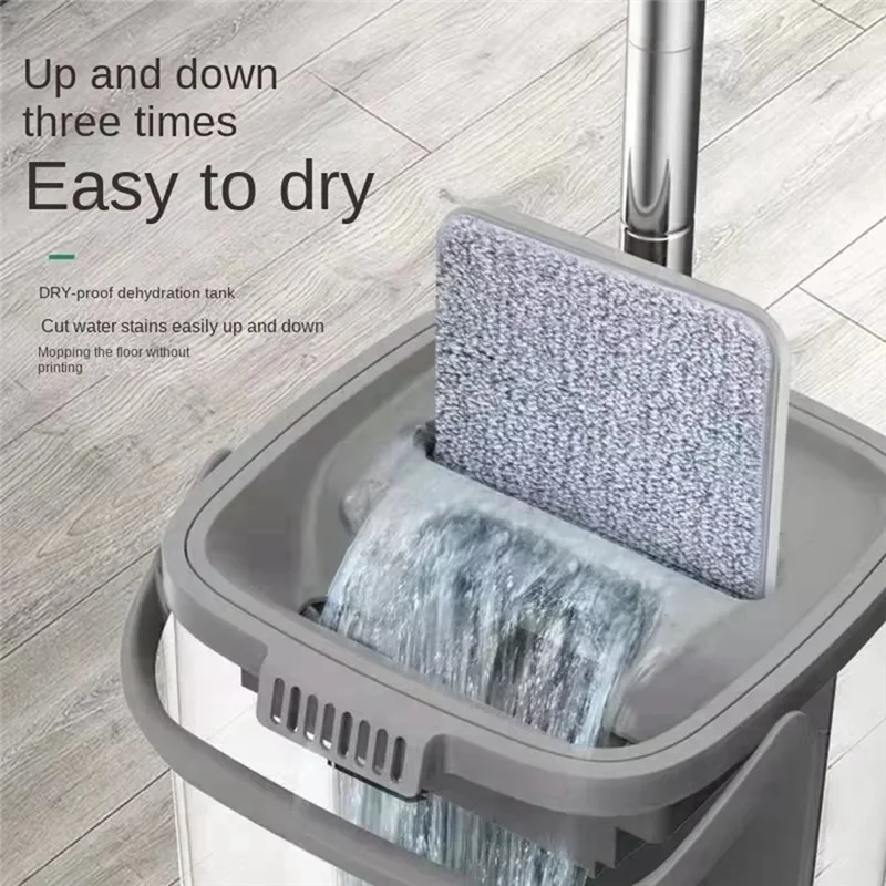 

Бытовая швабра, сетка для мытья без рук, соскабливание знаменитостей, плоская швабра, ведро для сухого и влажного разделения, ленивая швабра