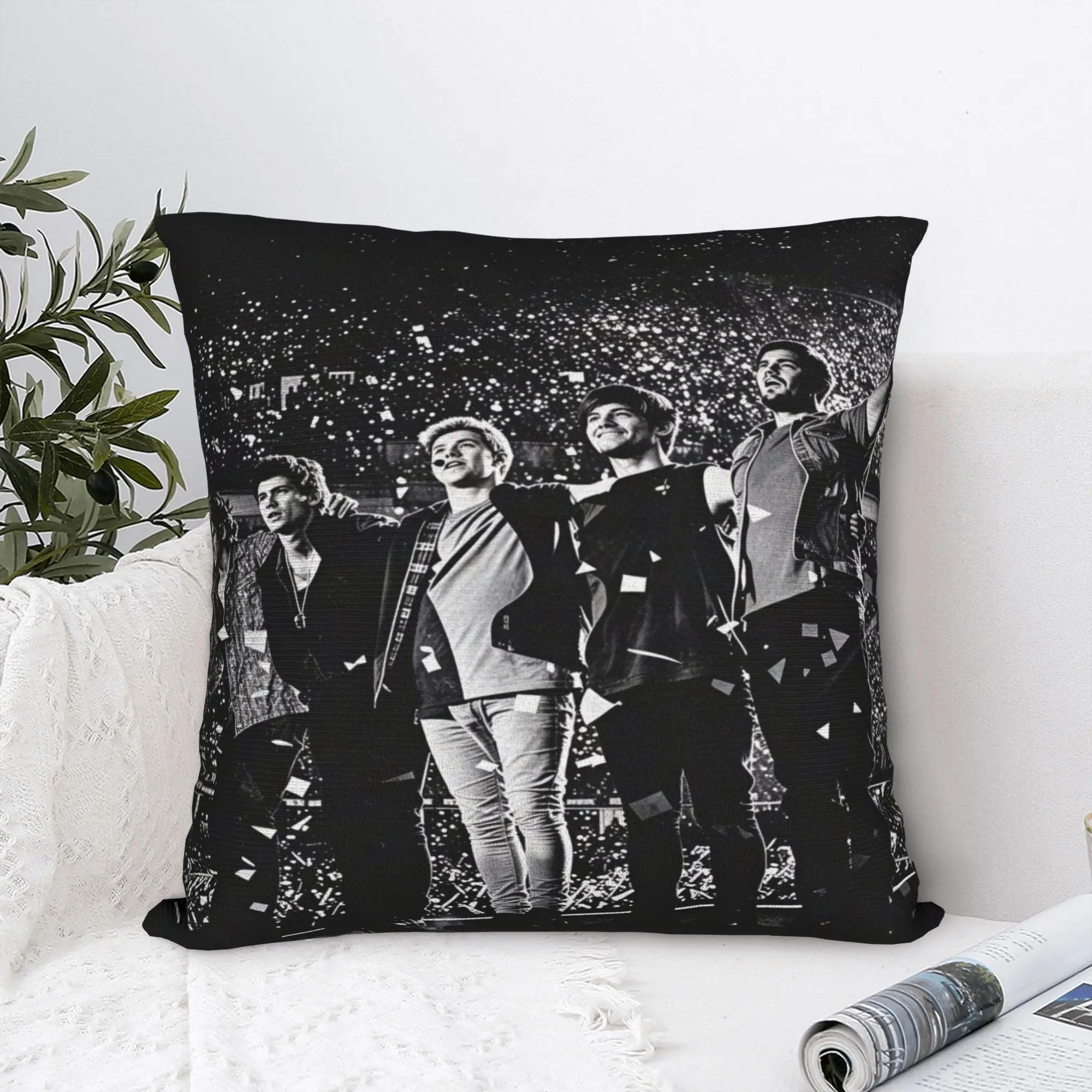 Ones Music and Direction Pillow Cover  Custom Cushion Cover Cute Funny Pillow Case For Wedding Party Home Decor