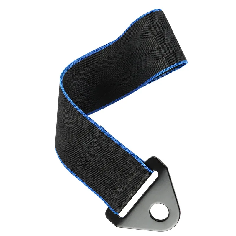 Nylon Car Trailer Tape 28cm(11.02in) Car Tow Rope 3 Colors Car Exterior Trim Tape Car Trim Tape Nylon+Steel Sheet