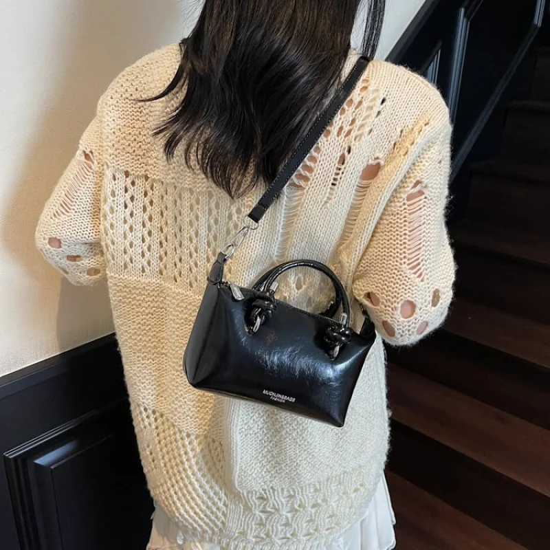 

Элегантная женская сумка-мессенджер из тонкой кожи, высококачественная модная винтажная просторная повседневная сумка ​