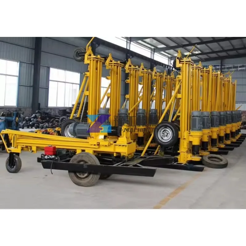 YUGONG 60m Borehole Drilling Equipment Small Soil Drilling Machine Portable Hole Digging Drill