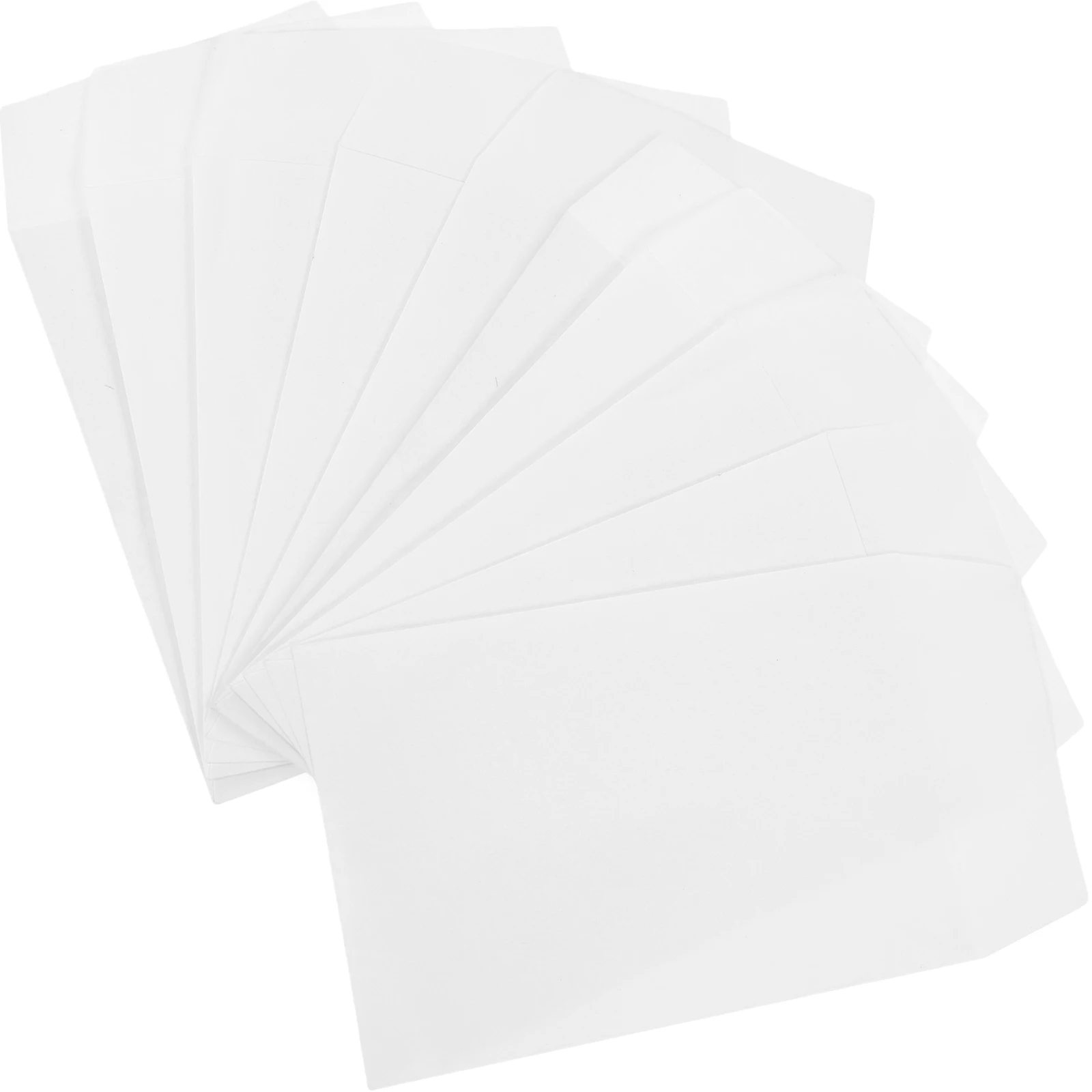

100pcs Blank Small Envelopes White Paper Sturdy for Keys Gift Cards Stamps Storage ganizing Seeds Cash Savings Challenge Money