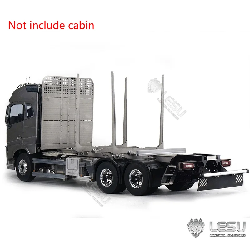 

LESU 1/14 FH16 Full Metal Chassis 6*6 RC Dumper Tipper Timber Truck Motor Light With Bucket