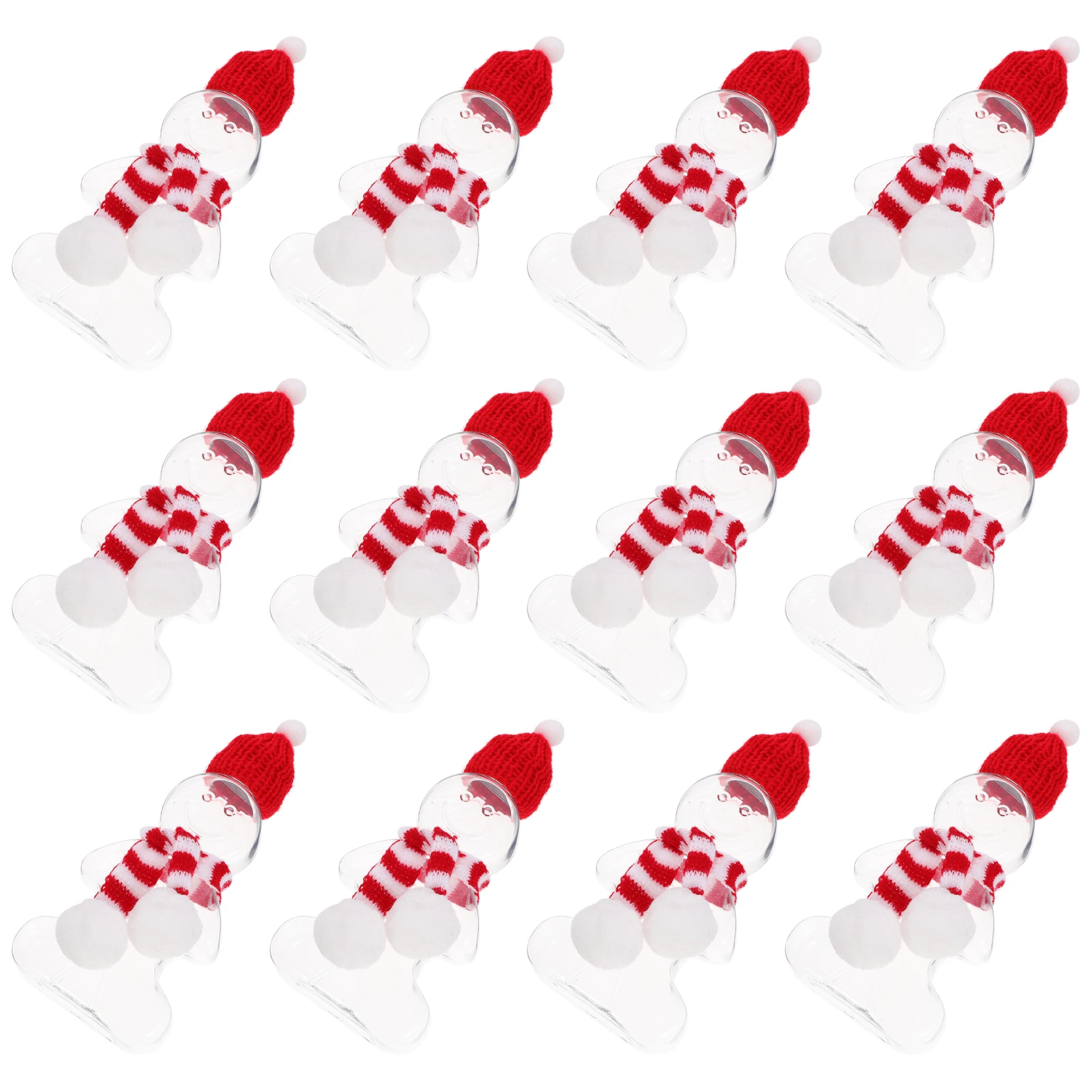 

18pcs Christmas Candy Bottle Gingerbread Juice Drink Bottles Leak Proof Spill Proof Reusable Compact 200ml Silver for