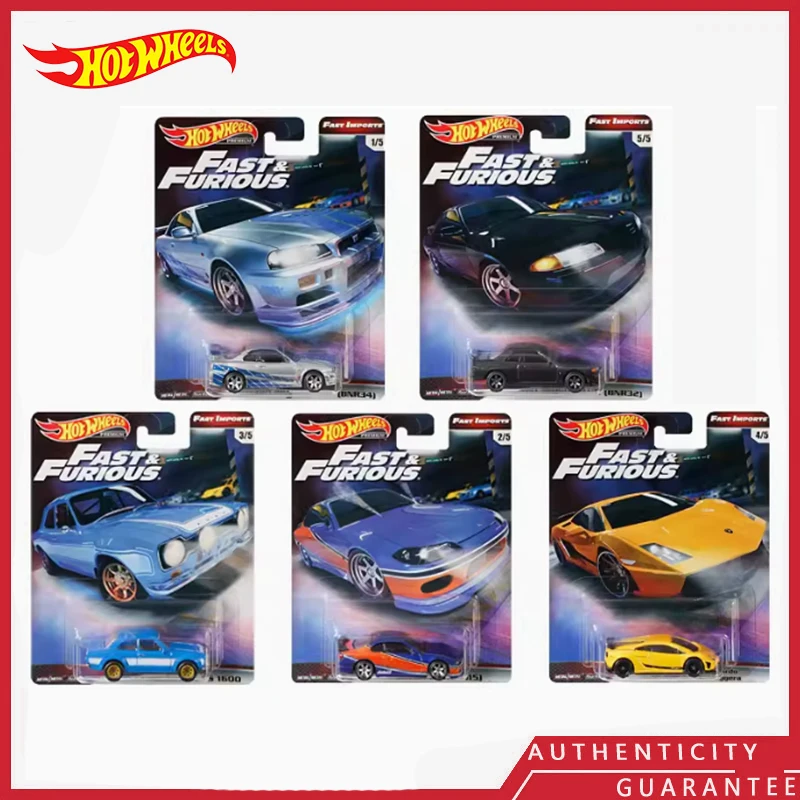 [In stock] HOT WHEELS Original FAST&FURIOUS LP 570-4 Superleggera Nissan Silvia Ford Escort RS 1600 Finished Goods Car Model Toy