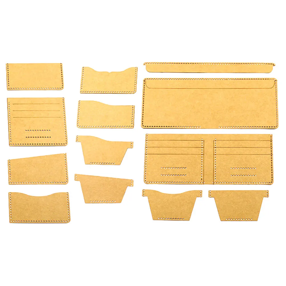 

1Set Acrylic Wallet Patterns Template Cutting Dies Wallet Production Tool Quilting Stencils for Handmade Crafts