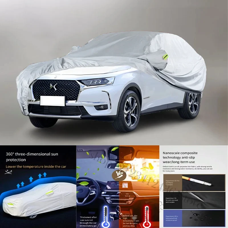 For DS7-fit  Auto Anti snow Anti dust Anti-uv Anti peeling paint And Anti Rainwater 210t car cover Car cover protection