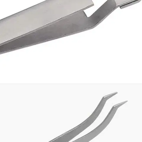 Orthodontic Bracket Holder Placer Stainless Steel Dental Buccal Tube Bonding Tweezer For Posterior Teeth