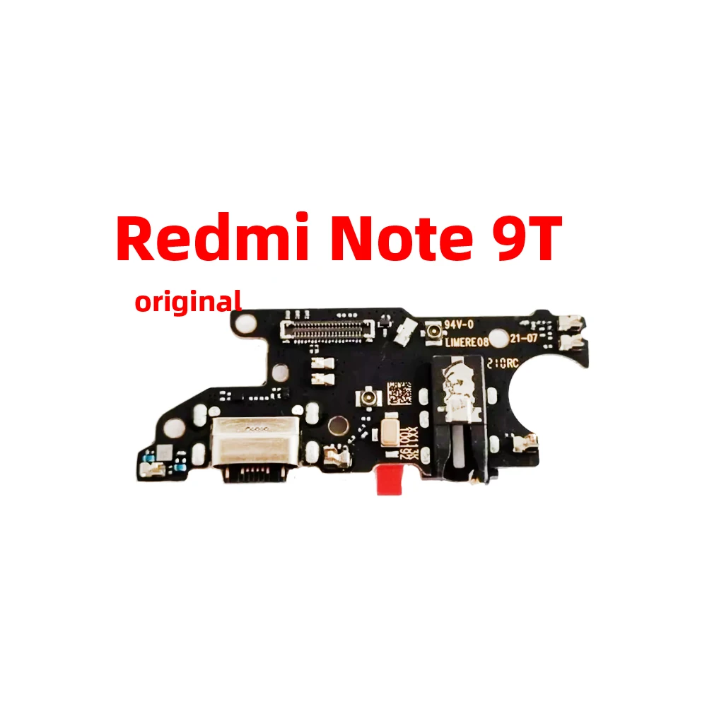 Original For xiaomi Redmi note  9T note 9 note 9S Dock Connector USB Charger Charging Port Flex Cable Board Replacement