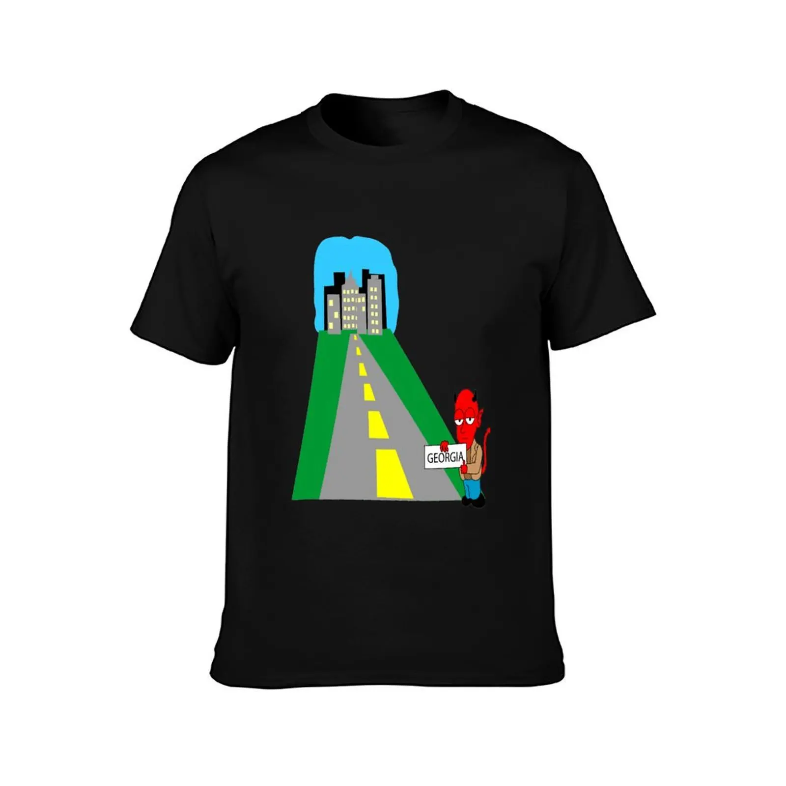 The devil went down to georgia T-Shirt Simple Trendy Casual T-Shirt