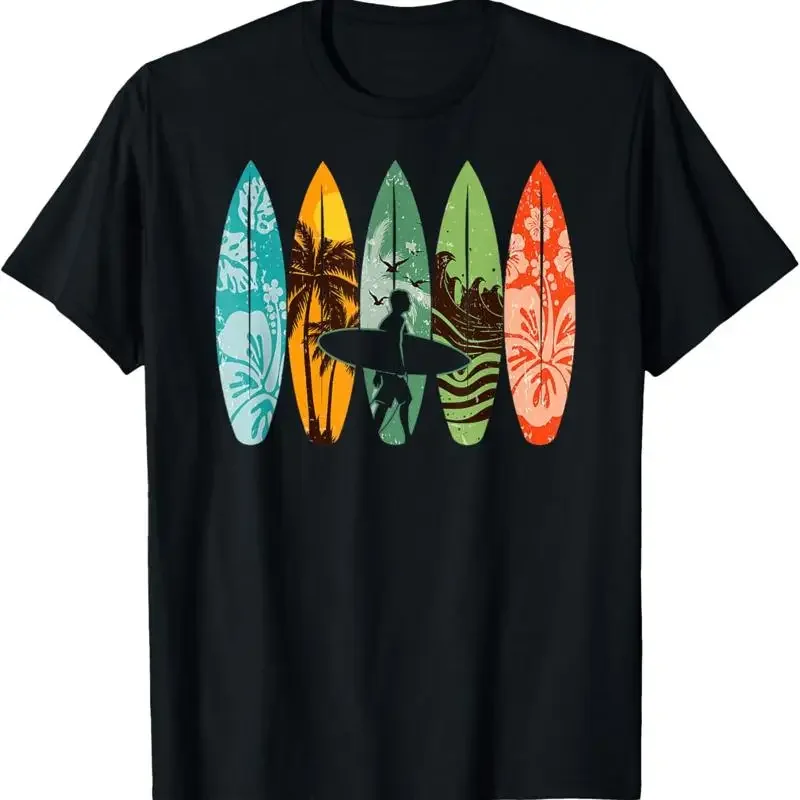 Surfboarder Hawaii Wave Surfing Surfboard Lover Beach Surfer  T shirt