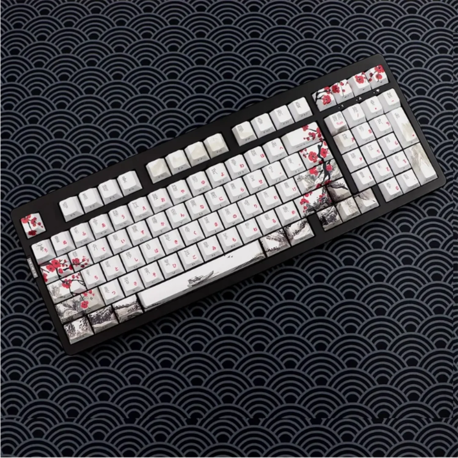 Imagem -03 - Molgria-keycaps Conjunto para Gaming Teclados Mecânicos Pbt Personalizado Oem Outline Fonte Japonesa com Keycap Puller 135