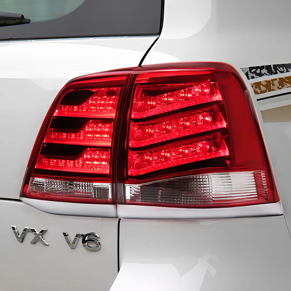 Auto Rücklicht für Land Cruiser 2008-2015 LED Auto Hinten Zurück Lampen Montage Upgrade Streamer Drehen Rückleuchten Zubehör