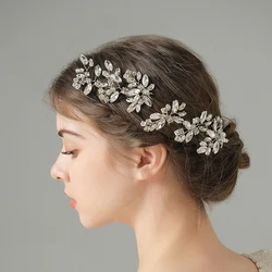 Classic Crystal Flower Hairpin Premium Princess Jewelry Hair Accessories Everyday Hair Clips For Women As Gifts