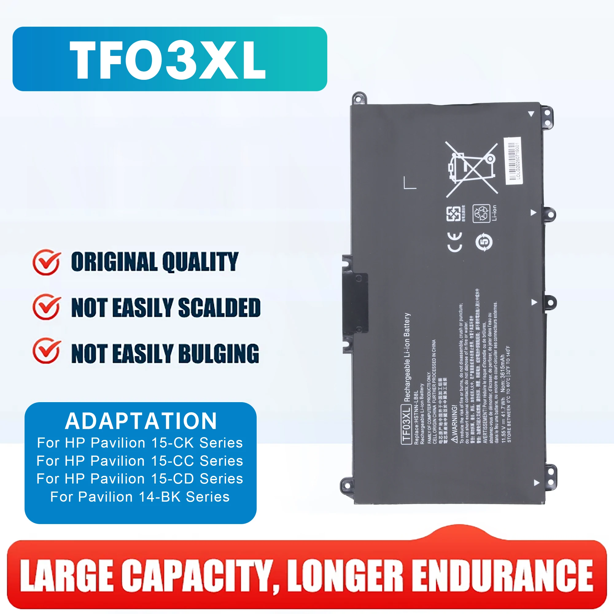 TF03XL Laptop Batte…