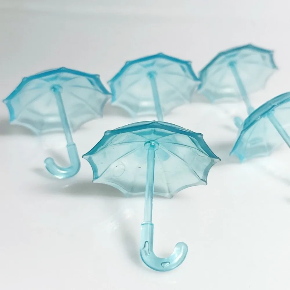 

Creative Transparent Mini Umbrella Model Plastic Micro Scene Dollhouse Furniture Umbrella Furniture Accessories Home Decoration