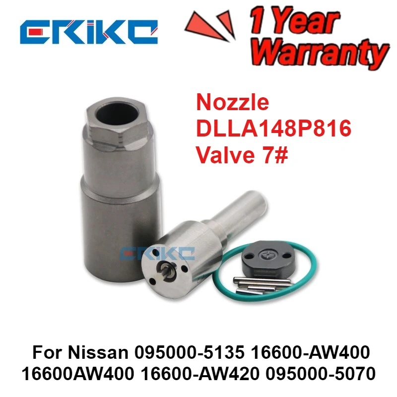 

Комплекты дизельных форсунок Сопло DLLA148P816 Клапан 7. # Для Nissan 095000-5135 16600-AW400 16600AW400 16600-AW420 095000-5070