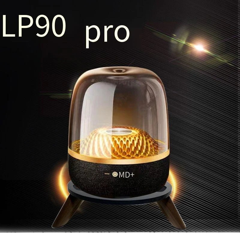 مكبر صوت بلوتوث Online Celebrity Explosion LP90pro: ترقية الصوت المحمول الخارجي بتصميم زجاجي Harman. مضخم الصوت #5