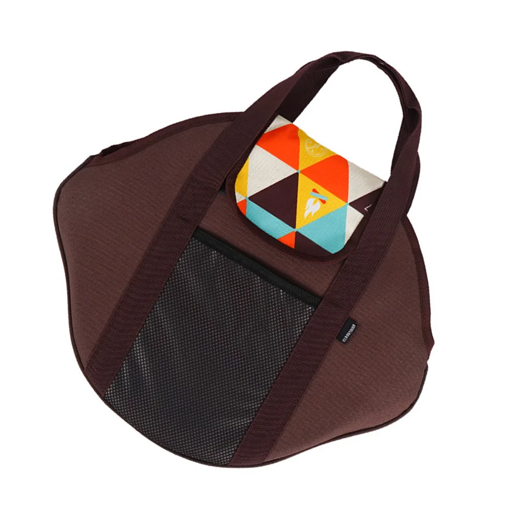 

1pc Portable Cookware Bag Waterproof Super Large Size For Camping Picnic Outdoor Pan Storage Multifunctional Tableware Organizer