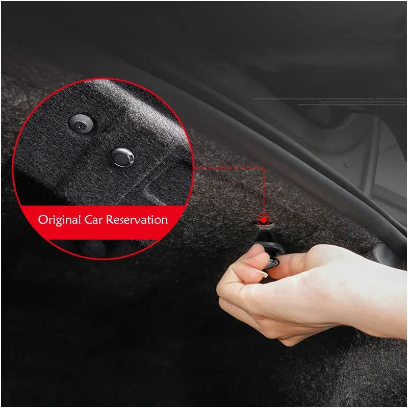 Car Trunk Insulation Cotton Soundproof Carpet Sticky Pad Car-styling For Honda Civic 10th 2017-2021