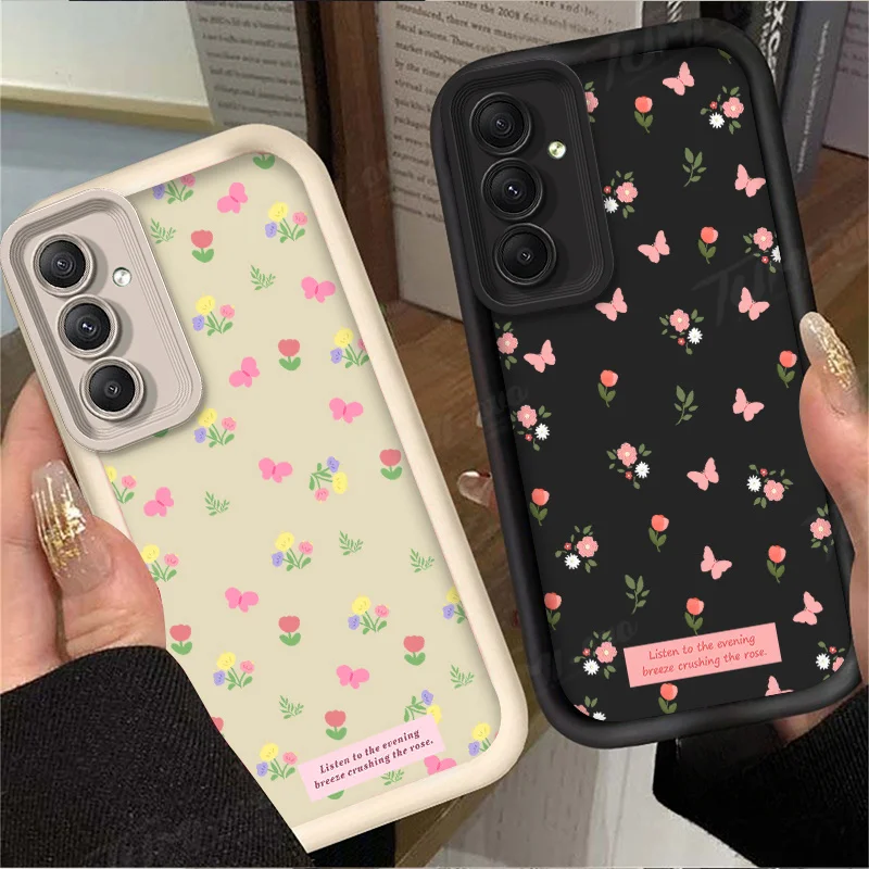 Beautiful floral fragments Case for Samsung Galaxy A55 A35 A25 A15 A05 A05S A24 A13 A23 A12 A22 A32 A52 A52S A72 A11 Back Cover