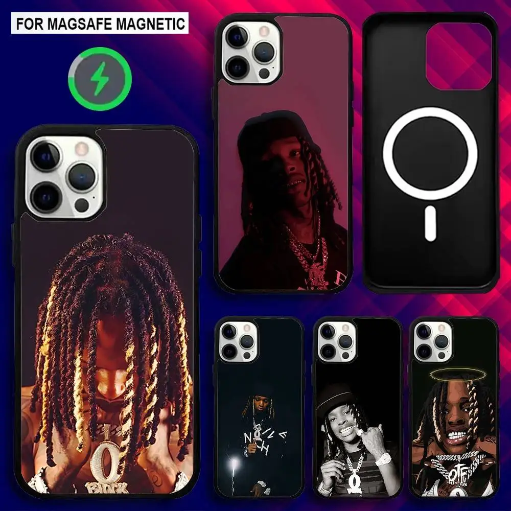 

Rapper K-King Von Phone Case For iPhone 17,16,15,14,13,12,11,Pro,Max,Plus,Mini,SE4,E Magnetic Magsafe Wireless Charging