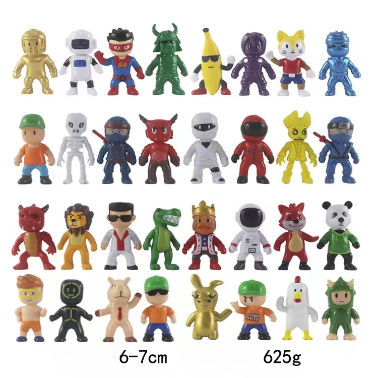 8-16 ชิ้นชุด Stumble Guys Action Figure Kawaii อะนิเมะ PVC เกม Figurine ผู้เล่นหลายประเภทคอลเลกชันเด็กของขวัญวันเกิดของเล่น