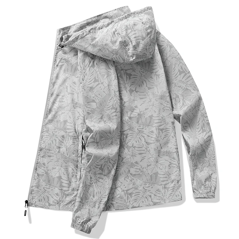 Women's Hooded Sun Protection Jacket Summer Thin Breathable Ice Silk Skin Coat Loose Outdoor  Fashion Sports UV Protection Coat