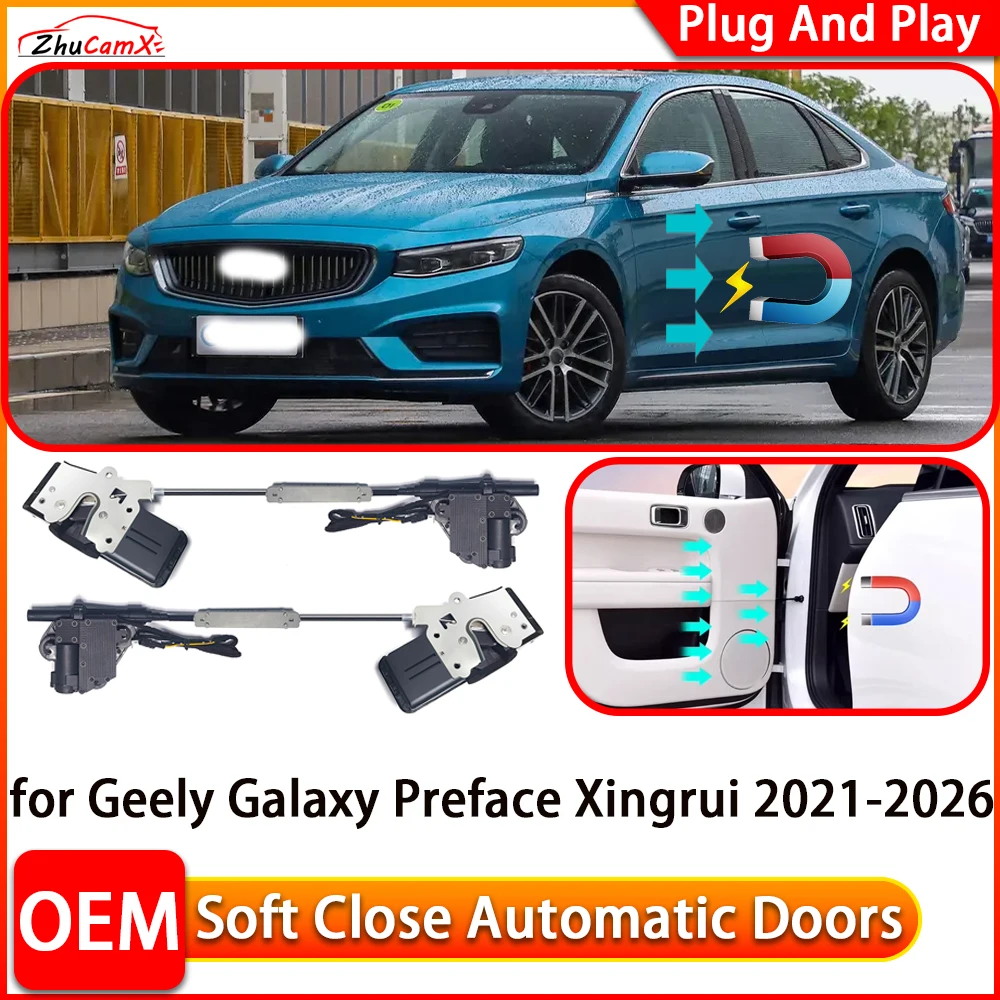 

for Geely Galaxy Preface Xingrui 2021-2026 Automatic Electric Soft Close Door Closer Power Closing Door Comfort Closing System