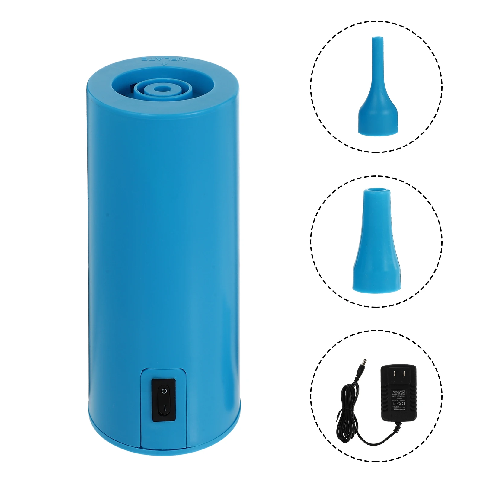 

1Pcs Electric Balloon Blower Pump Lightweight Air Inflator for Balloons and Inflatables Strong Motor Low Noise Easy to Carry