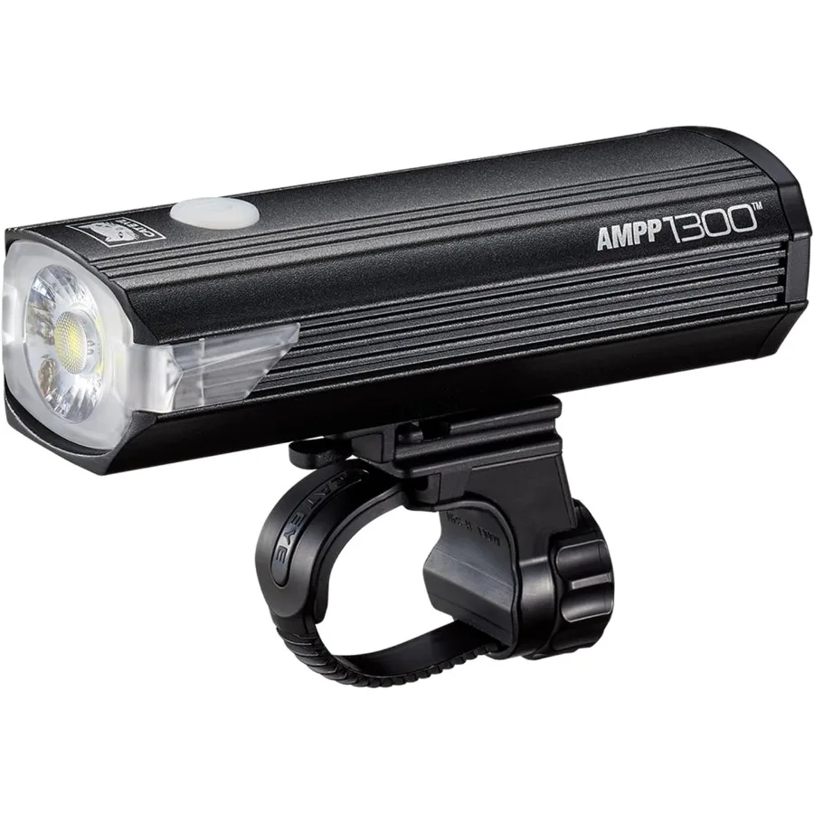 

AMPP USB Rechargeable Bike Light High Visibility Super Bright OptiCube Headlight for Commuters Road Cyclists Mountain Bikers Da