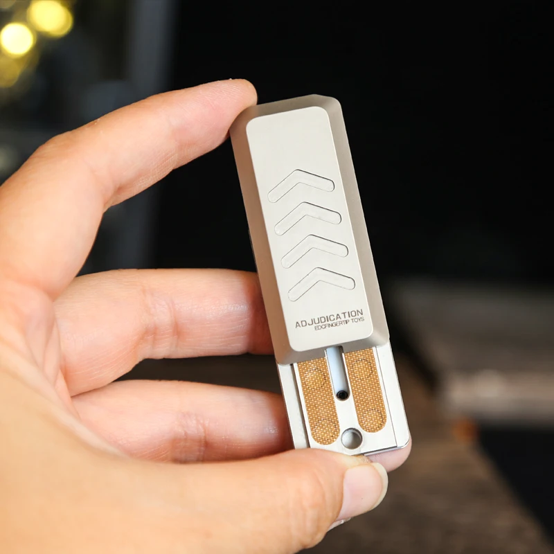 لاقط الفولاذ المقاوم للصدأ الميكانيكية المنزلق EDC ألعاب متململة الميكانيكية تململ المنزلق مكتب الإجهاد الإغاثة لعب الكبار هدية