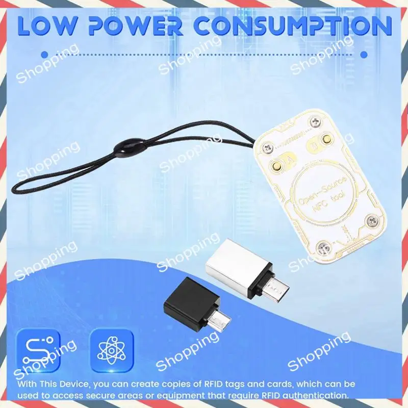 

M20K Chameleon Ultra RFID Smart Chip Reader+UID/CUID Keychain Smart Card Emulator 125K 13.56Mhz IC ID Card Decode NFC Tool