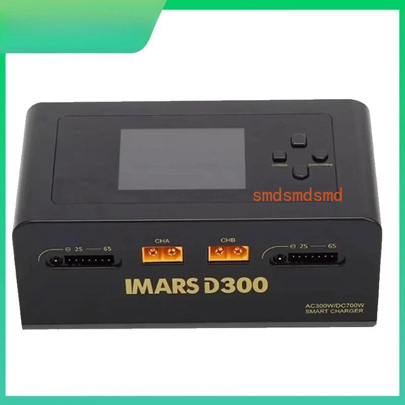 IMARS D300 Cargador de equilibrio inteligente Cargador de batería Lipo de doble canal Serie G-Tech RC FPV Avión Drone Lipo