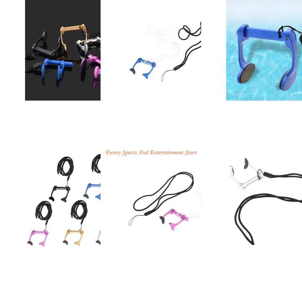 

C4DE Профессиональный зажим для носа для дайвинга с защитой от потери ремешка для носа, пробка для носа для плавания для