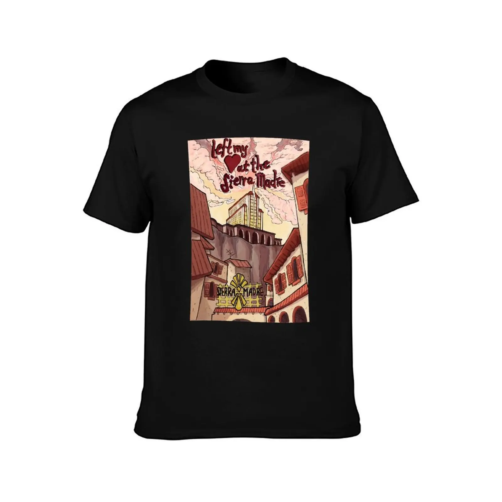 Left My 3 at the Sierra Madre T-Shirt Summer Casual Cotton Tee Oversized Streetwear Tops Vintage Graphic Print 100% Cotton
