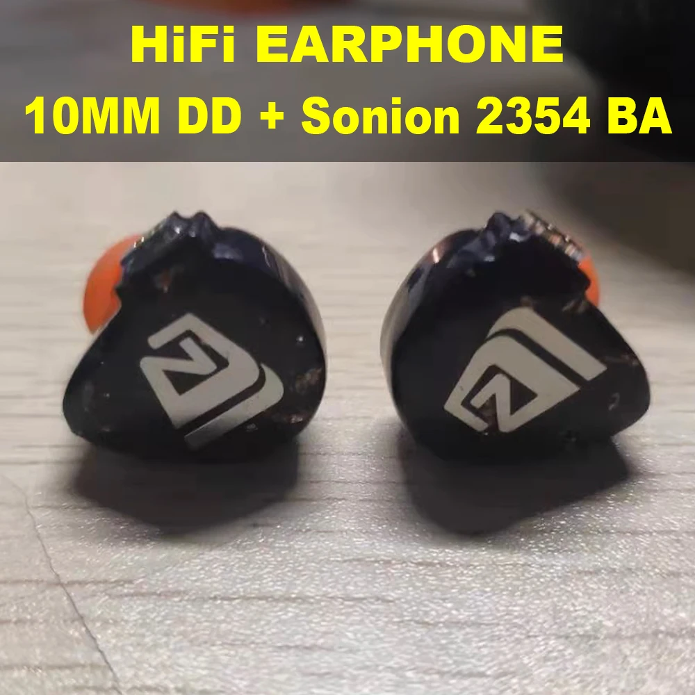 

HiFi IEM Earphones DD BA Headphones in-ear Monitor Earbuds Wired Headphone 2pin Detachable Cable Hybrid Technology Headsets IEMs