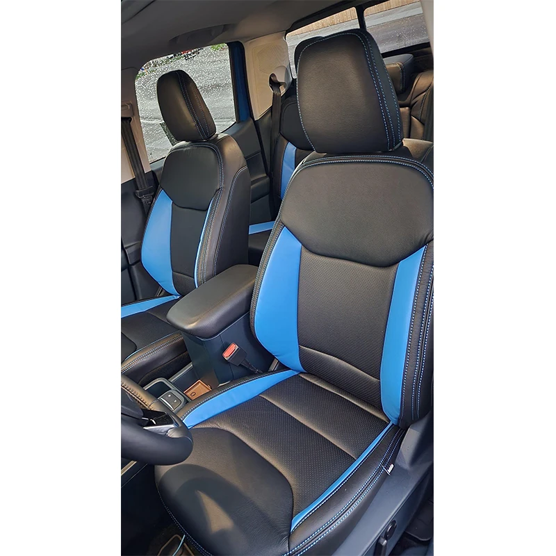 

For 2022 2023 2024 2025 Ford Maverick XLT Lariat Lobo Tremor Hybrid Custom Fit Car Accessories Seat Covers 5 Seats Nappa Leather