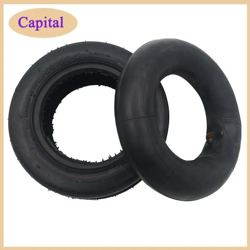 

80/60-5 Outdoor Tires Kart Tires Weight Tires Black Rubber Tires Light Electric Scooter Outer and Inner Tires