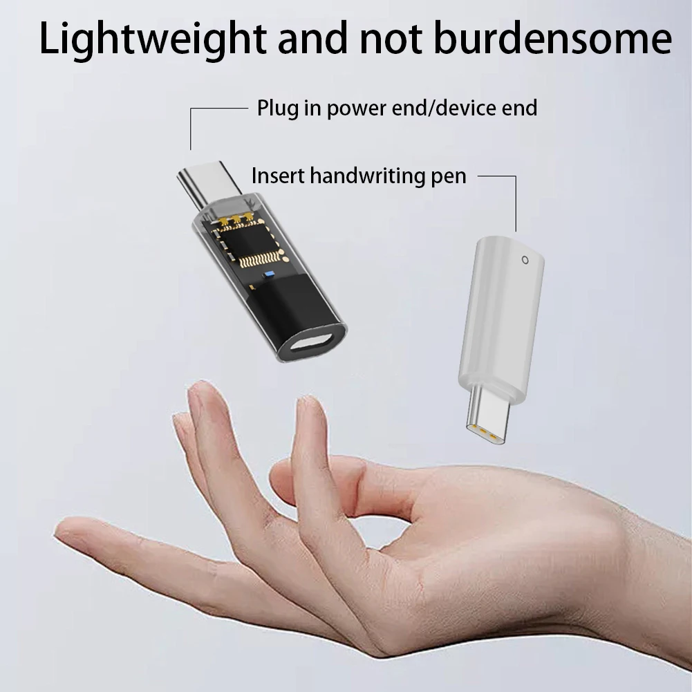 Ligting Female To Type C Male Adapter for Pencil 1 Bluetooth-Compatible Stylus Pen Charger Converter for IPad10