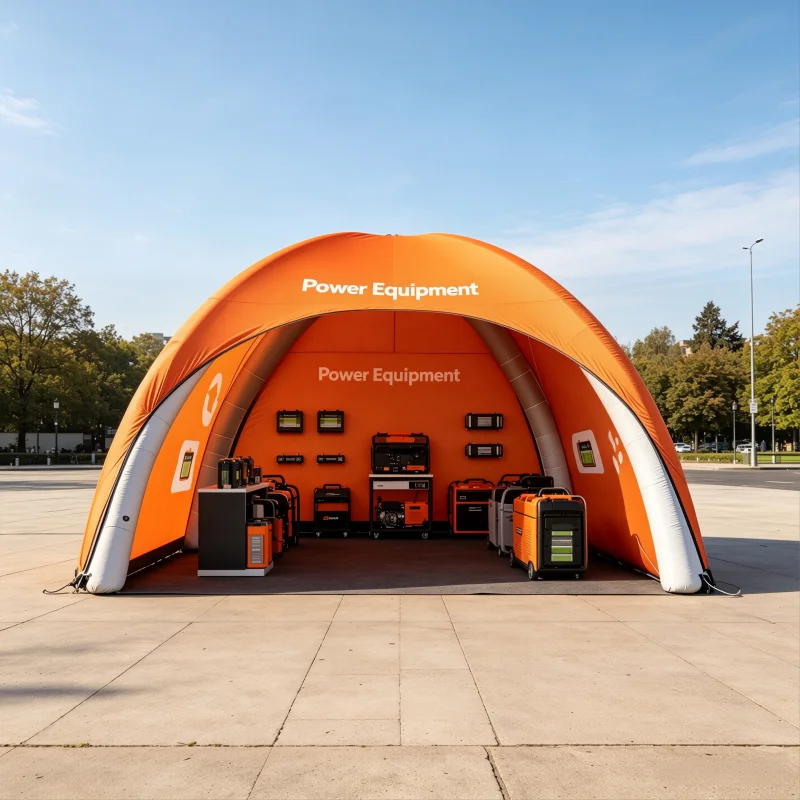 【Direct Factory Sale】Quick Setup Portable Inflatable Spider Canopy Air Dome Tent Custom Logo For Music Festival And Events