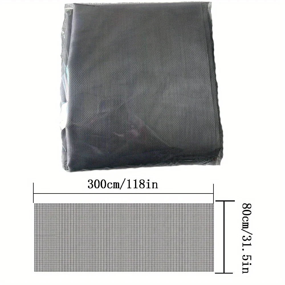 Self Adhesive Window Screen with Adjustable Mesh Screen for Adaptation, High-density Mosquito Proof Window Screen in Summer