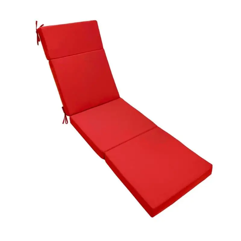 Thicken Outdoor Lounge Chair Cushion With Waterproof Fabric And Foam For Patios Poolsides And Beach D2RD