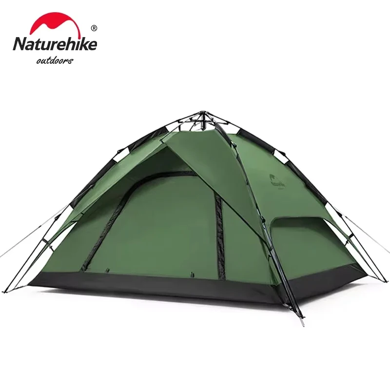 Naturehike One-touch Tent 3-4 Person Travel Family Sun Shelter Portable Automatic Fishing Tent Outdoor Picnic Camping Tent