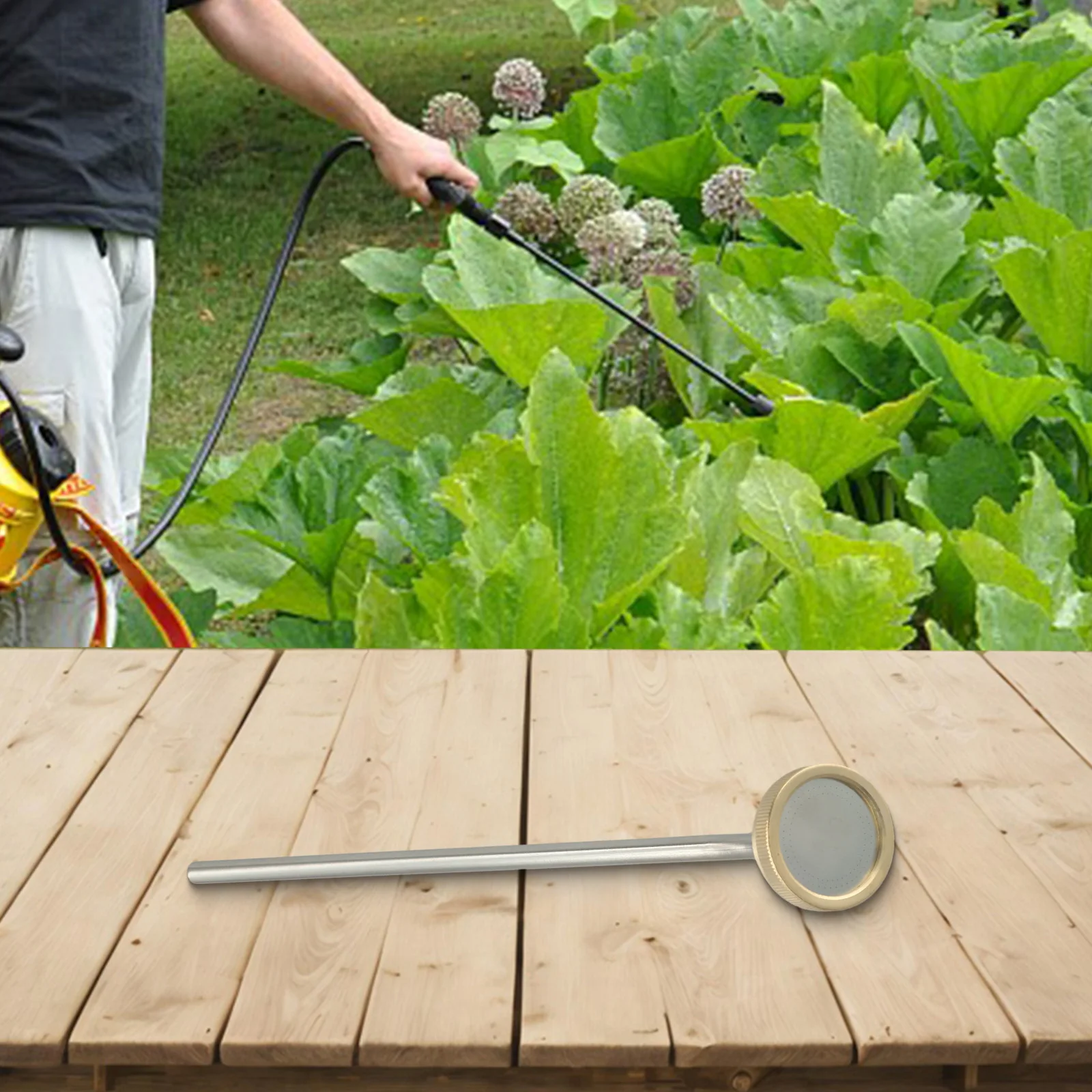 

Распылитель из нержавеющей стали, электрическая лейка, головка для использования в саду, длительное использование, практичный дизайн, быстрая установка